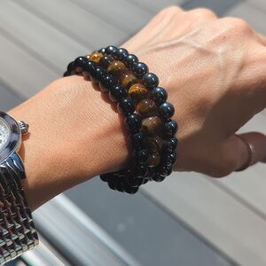 Triple Protection Bracelets Set of 3! New 8mm